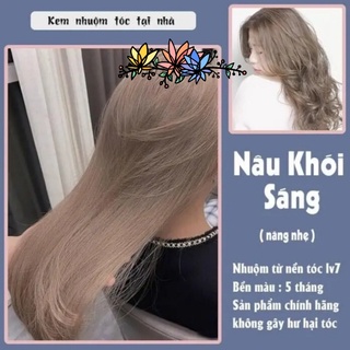 Thuốc nhuộm tóc màu nâu khói, tím sữa, xanh rêu, tím than: Đừng ngần ngại thử những gam màu đầy táo bạo và thú vị này vào mái tóc của bạn! Màu nâu khói, tím sữa, xanh rêu và tím than sẽ mang đến cho bạn vẻ ngoài mới lạ, thu hút và sành điệu.