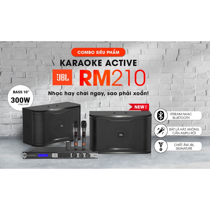 Loa Karaoke Liền Công Suất JBL RM210 | Hàng Chính Hãng_Mới 100% Bảo ...