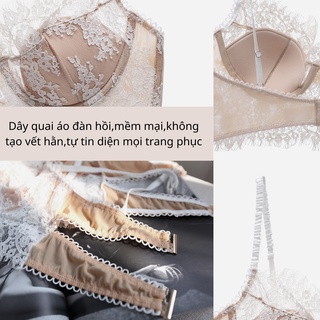 Áo bralette Phương Linh Underwear nữ ren mỏng có gọng dẻo sexy quyến rũ 1124
