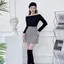 Chân váy dạ kẻ ziczac dáng ngắn CV1085 KYMIE