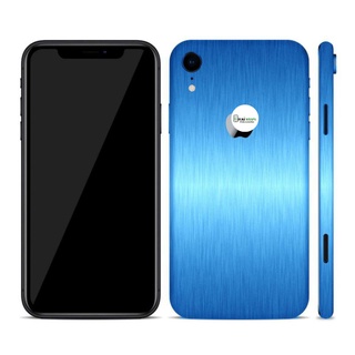 Tấm dán Skin FULL viền Matte Brushed Blue Sky Dành cho 13prm , 12prm , 11prm , x, xs, xr , xsm , 6p , 7p , 8p - FukiShop