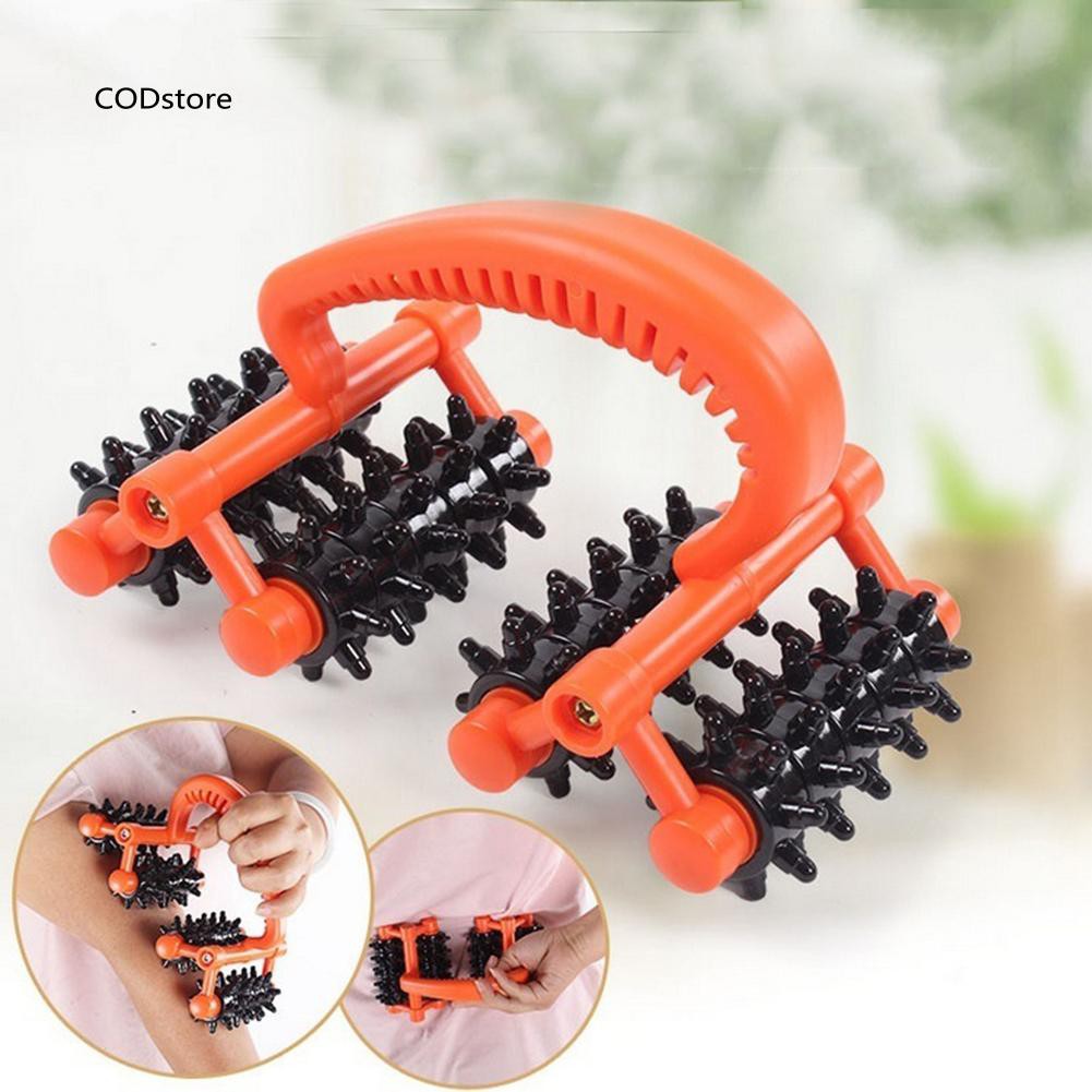 [Hàng mới về] Con lăn mát-xa cơ thể thư giãn bằng nhựa sáng tạo tiện dụng