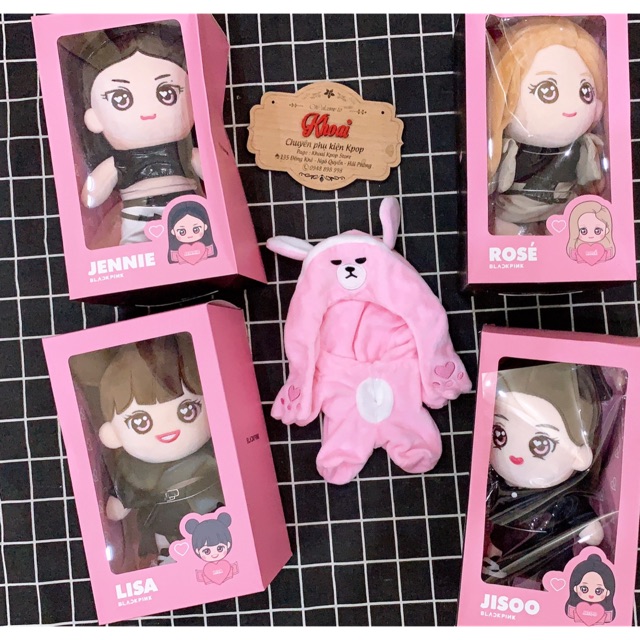 Doll Blackpink [KILLTHISLOVE] Búp bê BLACKPINK PLUSH DOLL Lisa Jisoo