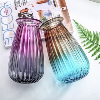Bình thủy tinh - Bình cắm hoa B002 trang trí 20cm đẹp, sang trọng, tiện dụng