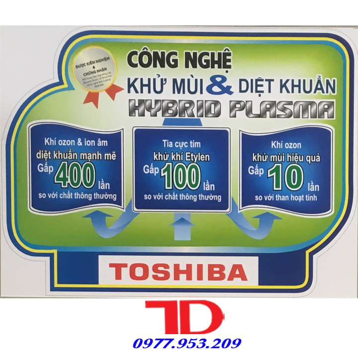 Miếng dán tủ lạnh TOSHIBA, tem tủ lạnh, tem dán tủ lạnh mẫu 1 TẶNG ...