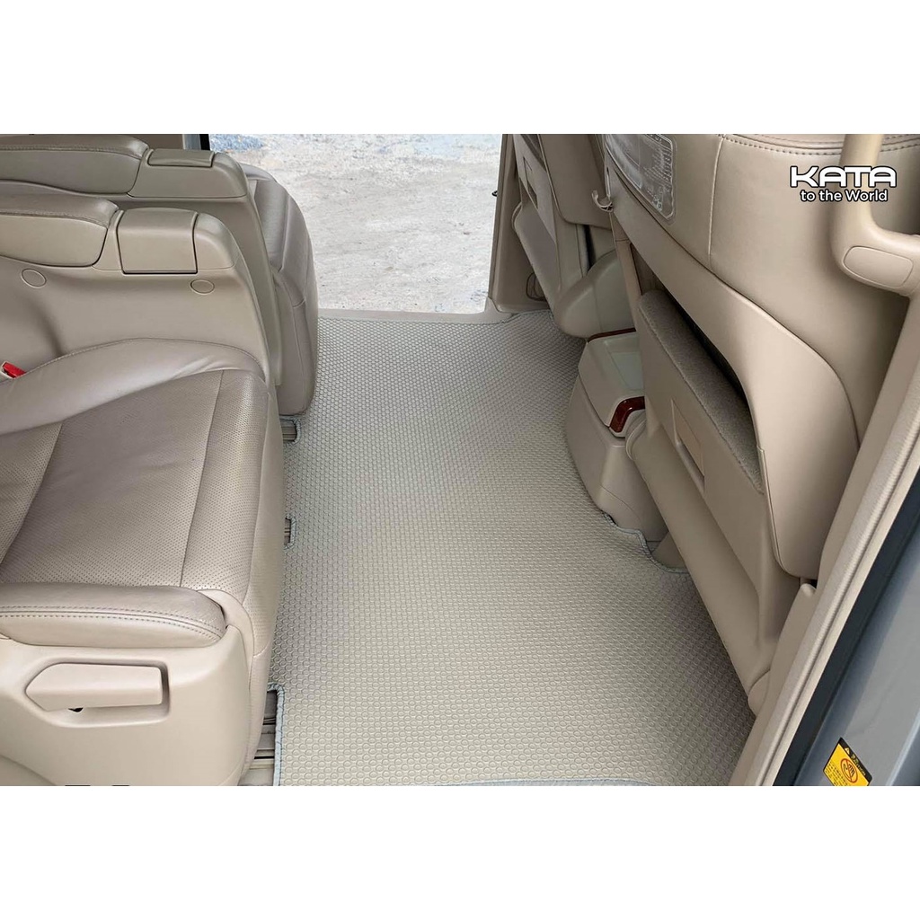 Thảm lót ô tô KATA cho xe Toyota Alphard (2015-2021) - Khít với sàn, Chống trơn, Không mùi, Không ẩm mốc