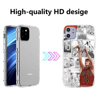 Ốp Điện Thoại TPU Trong Suốt Họa Tiết Bóng Rổ Độc Đáo Cho IPhone 13 12 11 Pro ProMax 7Plus 8Plus X XS XR XSMAX 11Pro 12Pro 13Pro