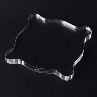 Acrylic Clear Stamping Block Grid and Grip Scrapbook Craft Making Essential Tool