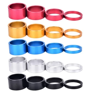 Set 4 vòng đệm cổ xe đạp leo núi / xe đạp đua bằng hợp kim nhôm