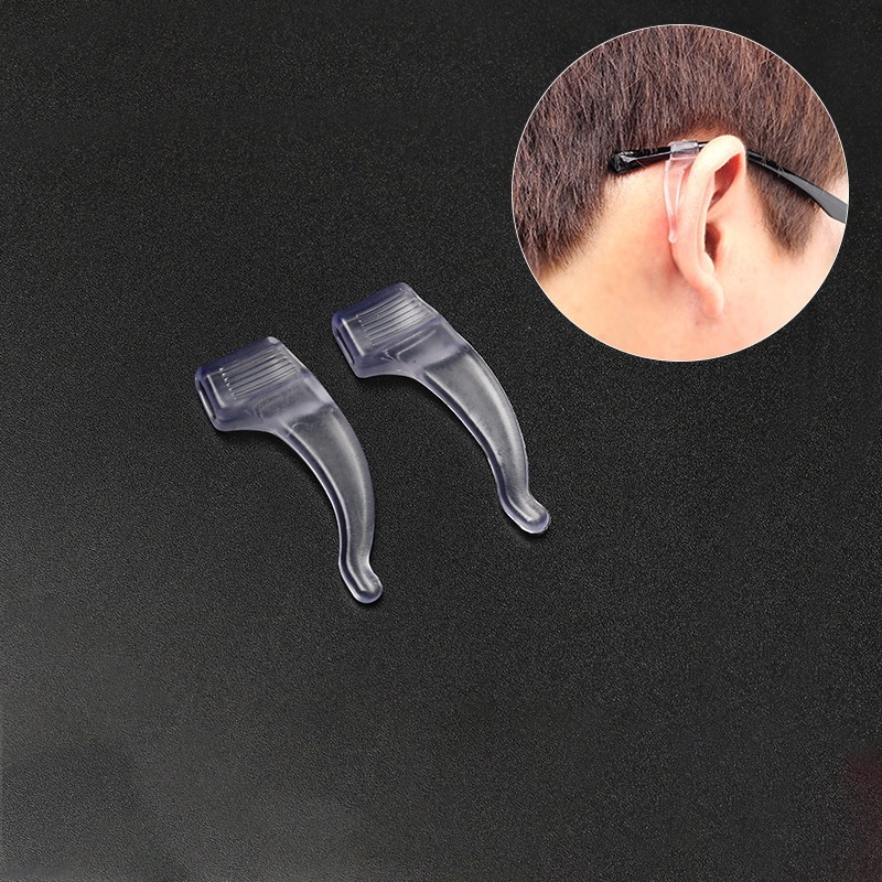 [1 / 5 Cặp Móc tai kính mắt chống trượt bằng silicon] [Giá đỡ kính ngăn trượt kính mắt]