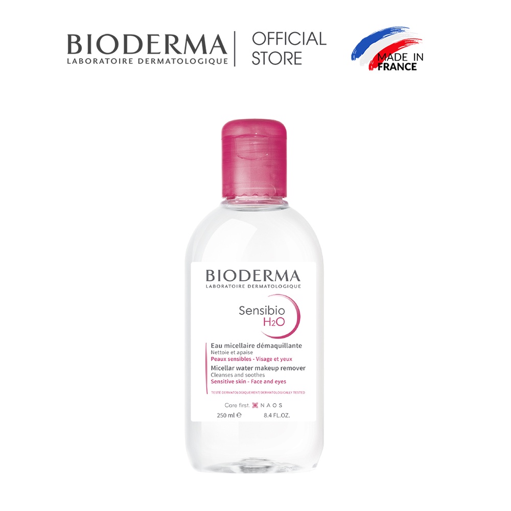 Ảnh Dung dịch làm sạch và tẩy trang công nghệ Micellar Bioderma Sensibio H2O - 250ml 1