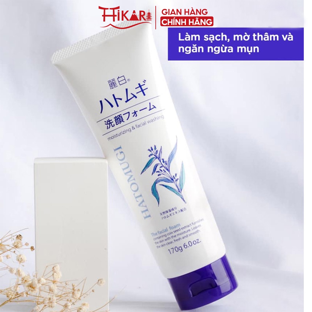 Ảnh Sữa rửa mặt ý dĩ làm sáng da REIHAKU HATOMUGI W Cleansing foam 170g 2
