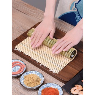 Mành Tre Cuộn Cơm Rong Biển Kimbap, Cuốn Sushi (Mầu Trắng)
