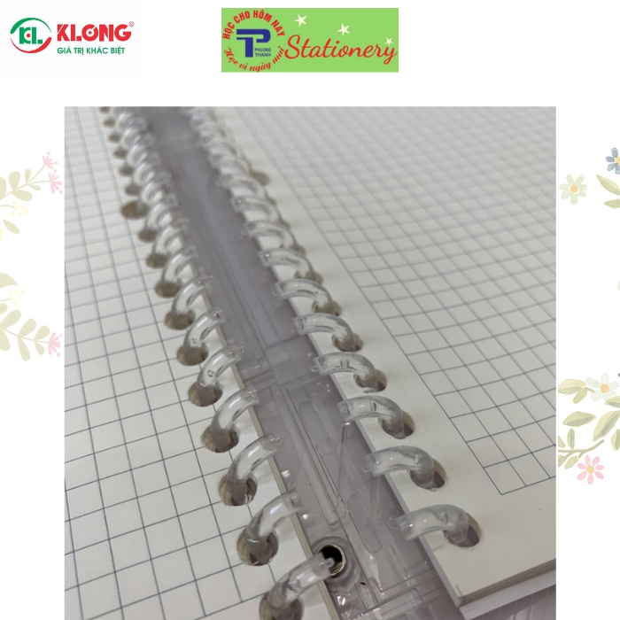 Sổ Klong Caro, Dotgirl file nhựa kẹp còng B5 - 40 tờ; MS: 544, 545 ...