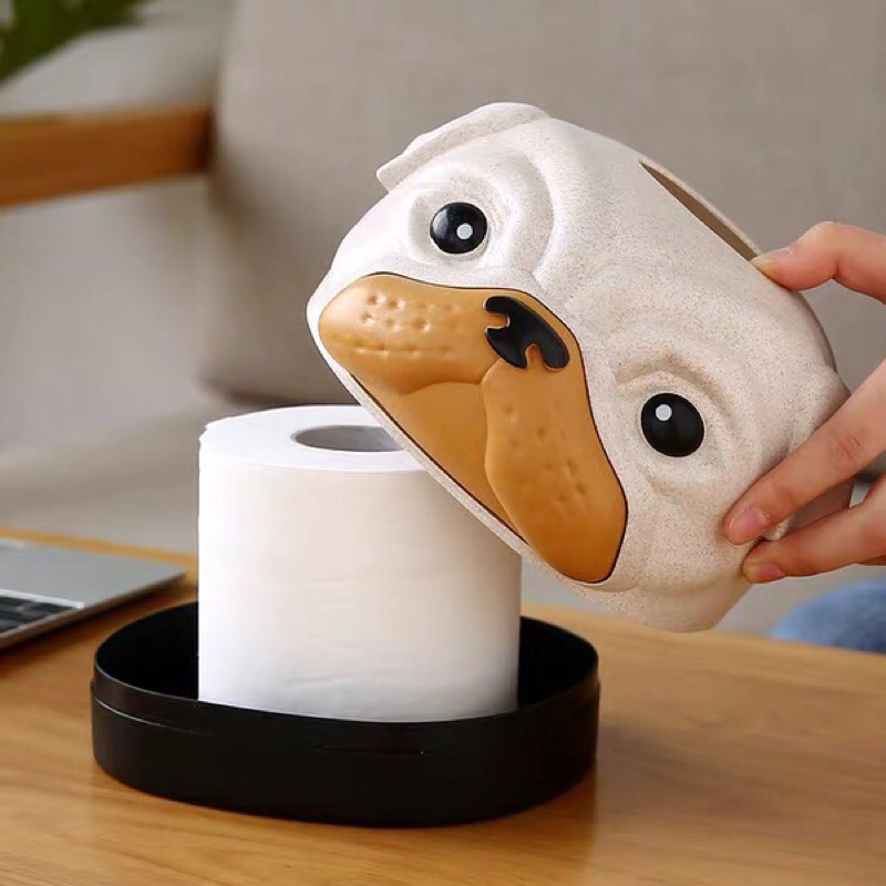 Hộp đựng giấy ăn hình con vật dễ thương
