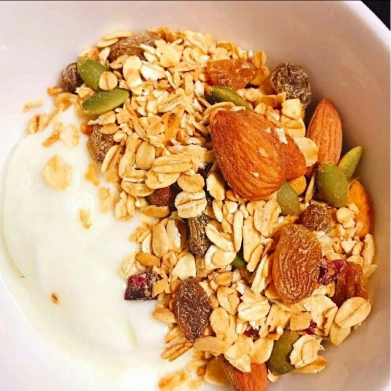 [HỘP 500G] Granola siêu hạt ngũ cốc ăn kiêng, ngũ cốc giảm cân dinh dưỡng, mix 8 loại hạt cực ngon