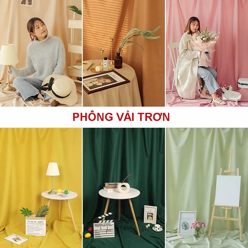 Ảnh Phông nền chụp ảnh SELENS bằng vải màu trơn độc đáo thời trang 3