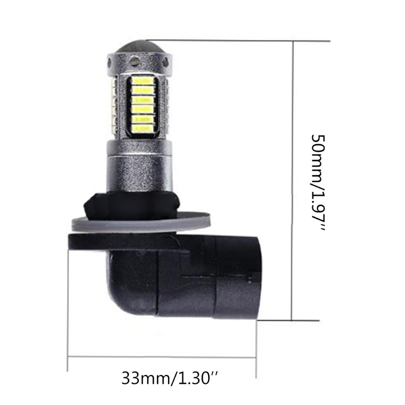 Boom 6500k LED Tự Động Lái Xe Ô Tô Đèn Sương Mù Bóng Đèn DRL Đèn 12V 550LM