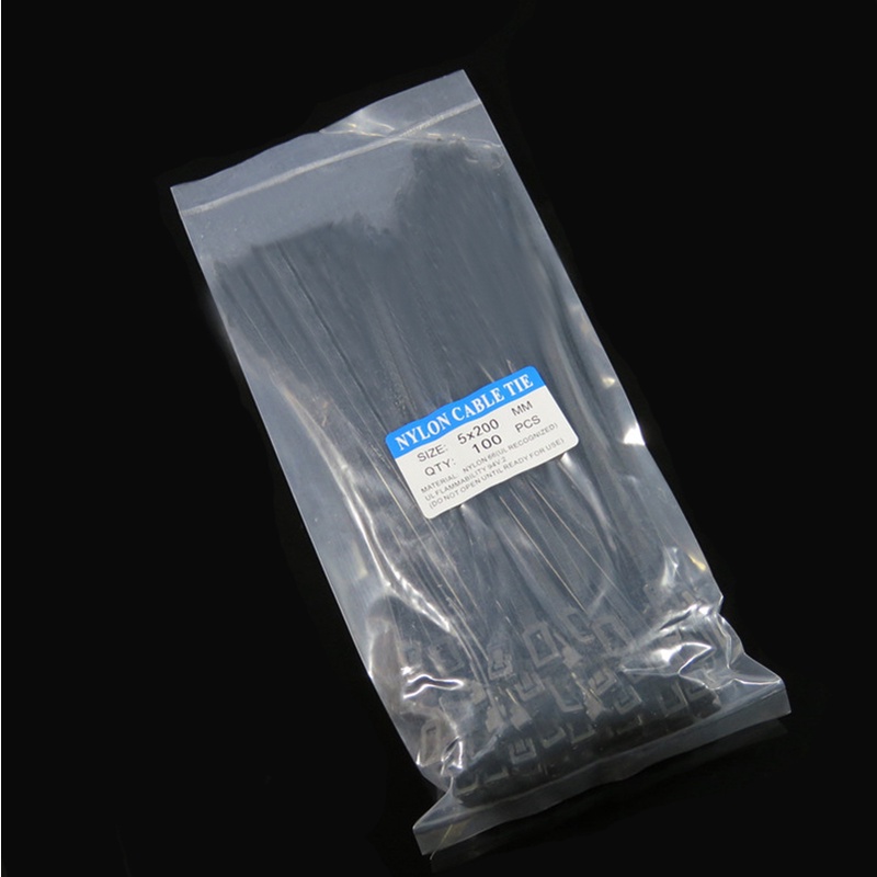 Set 100 Dây Rút Nhựa Nylon Tự Khóa Sắp Xếp Gọn Gàng Dây Cáp Có Thể Tái ...