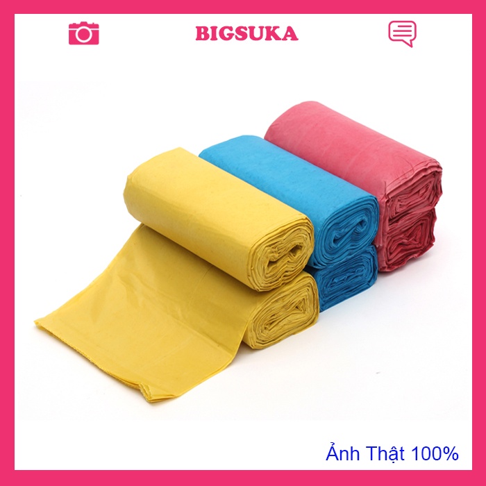 Bao rác cuộn Tiểu Trung Đại - Túi đựng rác 1kg nhiều màu BIGSUKA ...