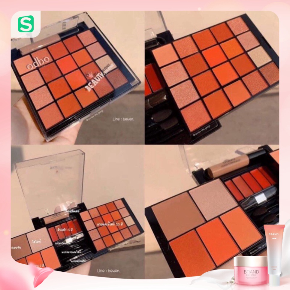Bảng mắt, má, khối, lai, son Obdo | Shopee Việt Nam