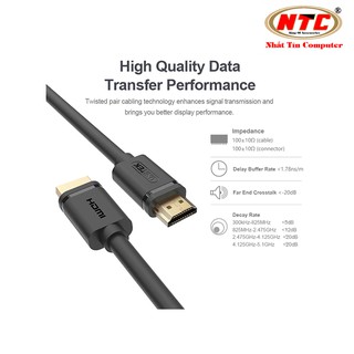 Cáp HDMI M-PARD MH063 dài 10m hỗ trợ chất lượng 4K UltraHD và âm thanh 7.1 - bản nâng cấp (Đen)