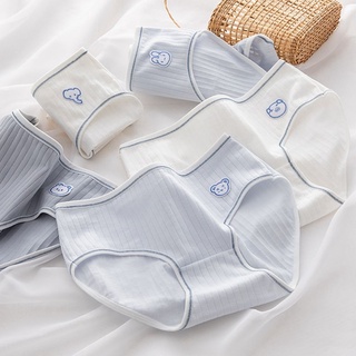Quần lót nữ cotton kháng khuẩn khử mùi cạp vừa- Quần chip nữ họa tiết xinh xắn dễ thương DEVARI L861