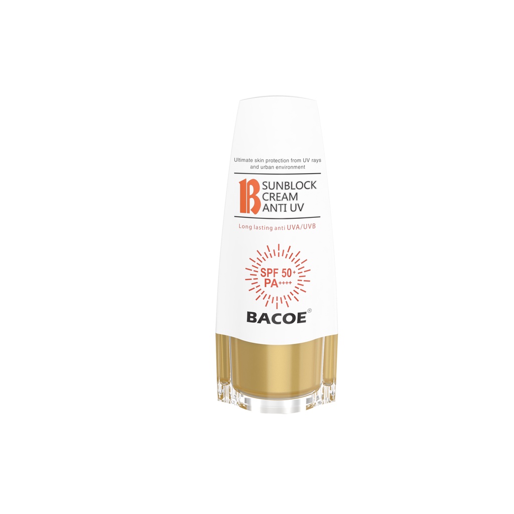 Kem Chống Nắng BB Cream BACOE 50ml SunLock SPF 60+/ PA++++