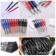 Sét 100 Bút Bi Nước Văn Phòng 0,5mm Mực Đều Nét Chữ Đẹp