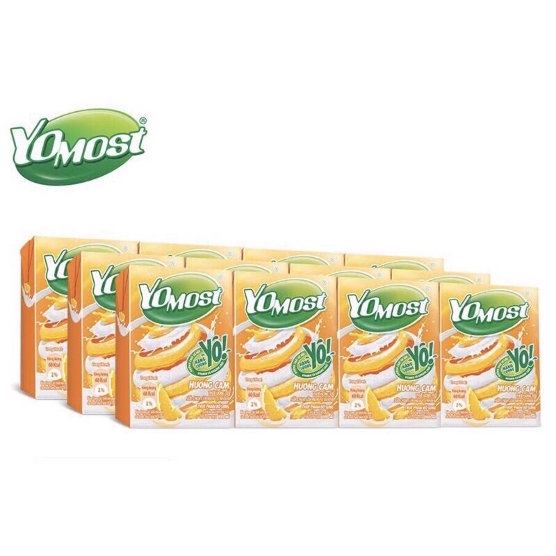 Lốc Sữa Chua Uống Yomost hương Cam 110ml ( 4 hộp) | Shopee Việt Nam