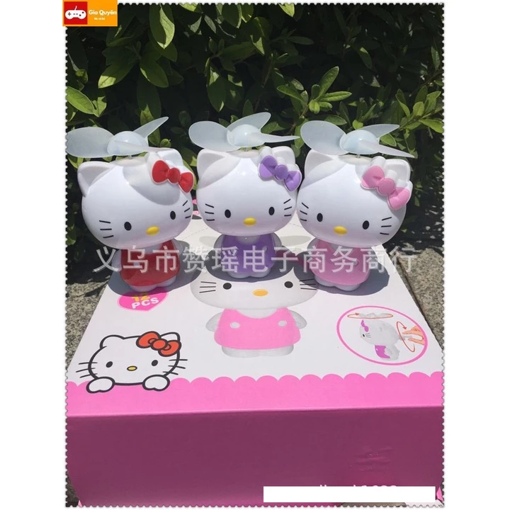 QUẠT cầm tay HELO KITTY, quạt mini helo kity cầm tay,quạt mini,quạt cầm tay mini
