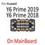 2 Cái\ lốc Nội Tuyến FPC Pin Kết Nối Liên Hệ Giá Đỡ Cho HuaWei Y5 Lite Y6 Pro Prime 2017 2018 2019 Trên Bo Mạch Chủ Cáp Mềm Thay Thế Các Bộ Phận
