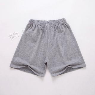 ♕ ❀5-16Y Mùa Hè Trẻ Em Quần Ngắn Cotton Bé Trai Bé Gái Đi Biển Thể Thao Quần Màu Trơn
