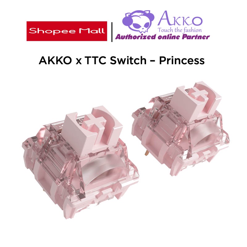 Bộ switch AKKO x TTC Switch – Princess (10 switch) | Shopee Việt Nam