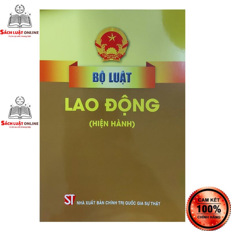 Ảnh Sách - Bộ luật lao động (Hiện hành) (NXB Chính trị quốc gia Sự thật) 1