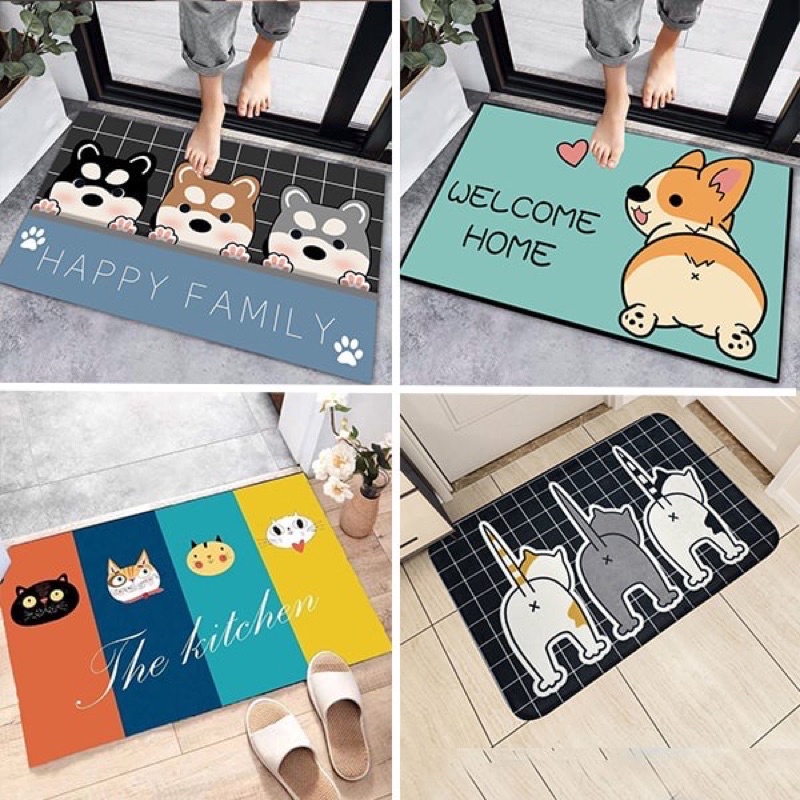 Thảm dặm chân nhiều hình ảnh - thảm chân 40x60cm