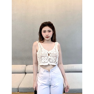 [HAN’S STORE ]ÁO LEN MÓC 2 DÂY HOẠ TIẾT Ô (ẢNH THẬT)A1116