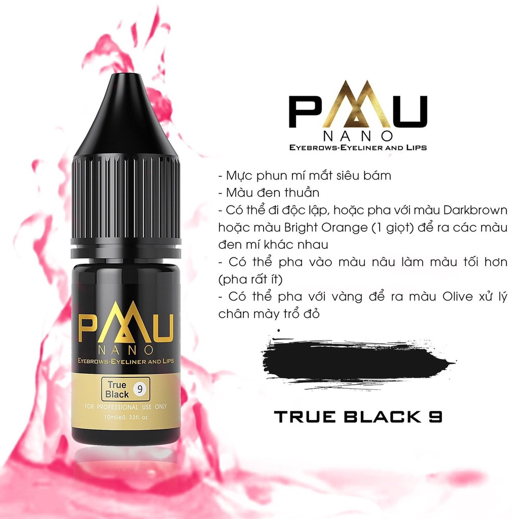 Mực Nano PMU - Hương Phan Phun Mày Minisize / Fullsize