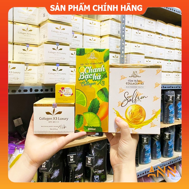 Combo KEM BODY COLLAGEN X3 LUXURY là gì?
