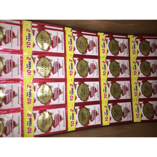 sữa tắm double rich dây 12goi