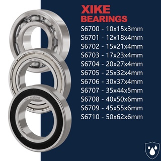 XiKe S6700 S6701 S6702 S6703 S6704 S6705 S6706 S6707 S6708 S6709 S6710 2RS / ZZ / Vòng bi rãnh sâu mở