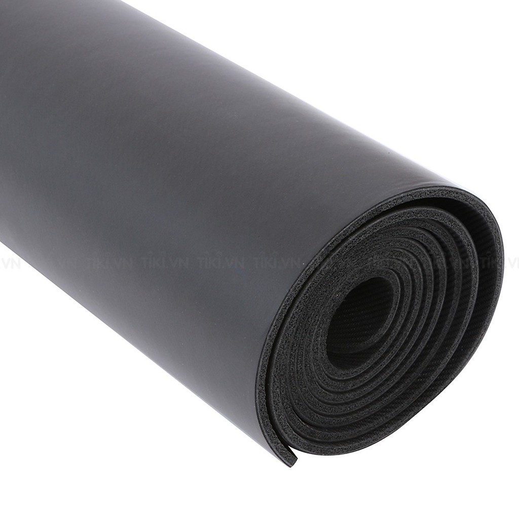 Ảnh Thảm Tập Yoga Định Tuyến Da PU Màu Đen - Thảm Yoga Tập Gym Thể Thao Siêu Bám Sàn Cao Cấp Chính Hãng Amalife 2
