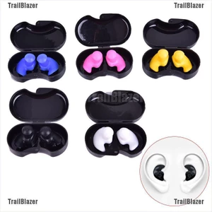 Nút Bịt Tai Bằng Silicone Chống Nước Chống Bụi Dùng Khi Bơi Lội