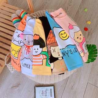 AT10-Áo thun cộc tay  bé gái cotton loại 1 siêu dễ thương đáng yêu - Size 9-28Kg