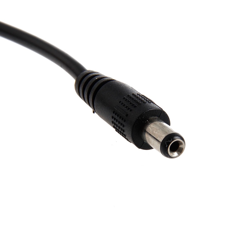 Ppy DC5 5x2 1mm Cáp cắm nam sang nữ Dây mở rộng màu đen có công tắc