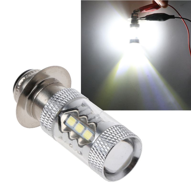 Bóng đèn pha xe máy đa năng SELA PX15D H6 80W 6500K 16 Bóng đèn báo LED Dễ dàng lắp đặt