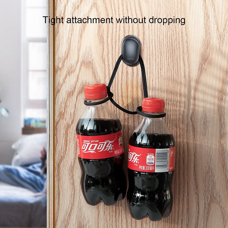 Bộ 4 móc treo đồ trên xe hơi Baseus sắp xếp gọn dây cáp/chìa khóa tiện dụng