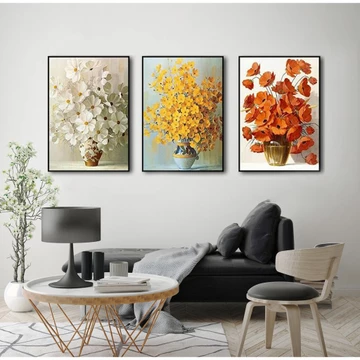 Tranh treo tường phòng khách phòng ngủ hiện đại sang trọng, decor phòng trọ phòng ngủ Hàn Quốc SP14