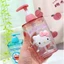 Bình Đựng Dầu Gội / Sữa Tắm Dạng Nhấn Trong Suốt Hình Hello Kitty 420ml