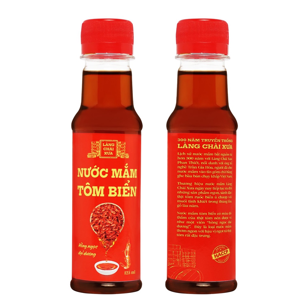 Mô tả Nước mắm tôm biển Làng Chài Xưa Hồng Ngọc Đại Dương 125ml/chai công thức 300 năm - 2